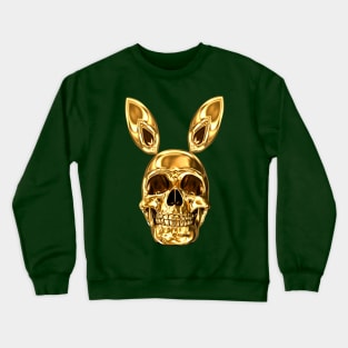 Golden Magic SKULL BUNNY | Hero Acid Bunny Skull Psychedelic POPART & Design by Tyler Tilley (tiger picasso) Crewneck Sweatshirt